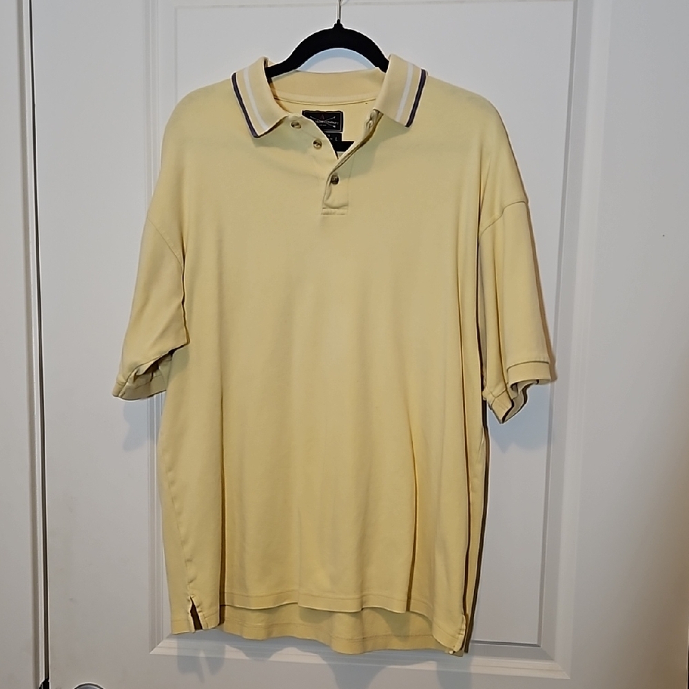 Men's Arrow Company Yellow Polo Shirt